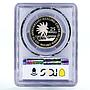 Cocos (Keeling) Islands 25 rupees John Clunies Ross PR67 PCGS silver coin 1977