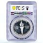 Minerva 35 dollars X1 Fantasy Torch Helmeted Woman PR64 PCGS silver coin 1973