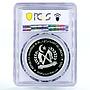 Sahrawi 1000 pesetas 1st Evolutionist Charles Darwin PR68 PCGS CuNi coin 1997