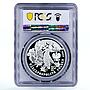 Poland 20 zlotych Folk Holidays Kupala Night Flower PR69 PCGS silver coin 2006