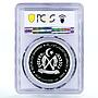 Sahrawi 1000 pesetas South West Passage Magellan Ship PR68 PCGS CuNi coin 1997
