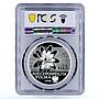 Poland 20 zlotych Discovering of Polonium and Radium PR70 PCGS silver coin 1998