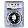 Niue 1 dollar 1812 Victory Russian Artillery PR70 PCGS colored silver coin 2012