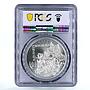 Slovakia 500 korun Muranska Planina Park Two Horses MS70 PCGS silver coin 2006