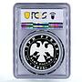 Russia 3 rubles Foundation of Derbent City Landscape PR70 PCGS silver coin 2015