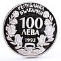 Bulgaria 100 leva Football World Cup in the USA Player proof silver coin 1993