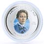 Cook Islands 2 dollars The Silver Age Poet Alex Blok colored silver coin 2006