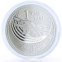 Georgia 1 lari Football World Cup in Germany Trophey proof silver coin 2004