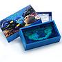 Niue 1 dollar Tropical Coral Fish Royal Blue Tang Fauna colored silver coin 2013