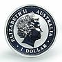 Australia $1 Year of the Monkey Lunar Series I 1 Oz Silver coin 2004