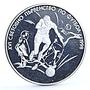 Bulgaria 1000 leva Football World Cup in France Players proof silver coin 1997