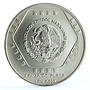 Mexico 5 pesos Precolombina series Chaac Mool silver coin 1994