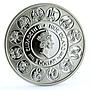 Niue 1 dollar Alphonse Mucha Zodiac series Virgo colored silver coin 2011