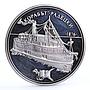 Bulgaria 100 leva The Radetsky Steam Liner Ship proof silver coin 1992