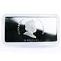 Cook Islands 20 dollars Francisco de Goya La Maja Desnuda Art silver coin 2010