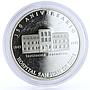 Costa Rica 3000 colones Hospital San Juan De Dios Building silver coin 1994