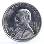 Malta 1 lira Famous People Philosopher Socialist Manwel Dimech silver coin 1972