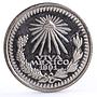 Mexico 1 onza Viva Mexico Libertad Freedom Independence silver coin 1991