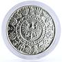 Poland 100 zlotych Polish State Millennium Royal Statues silver coin 1966