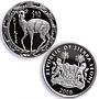 Sierra Leone set of 4 coins Nocturnal Animals African Fauna silver coins 2008