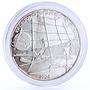 Bulgaria 500 leva Football World Cup in the USA Goalkeeper silver coin 1994