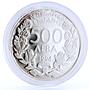Bulgaria 500 leva Football World Cup in the USA Goalkeeper silver coin 1994