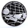 Bulgaria 500 leva Football World Cup in the USA Goalkeeper silver coin 1994