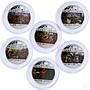 Malawi set of 6 coins Polish Painter Jan Matejko Art colored silver coins 2009