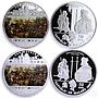 Malawi set of 6 coins Polish Painter Jan Matejko Art colored silver coins 2009