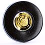 Palau 1 dollar Remembrance Poppy Flower colored gold coin 2008