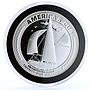 Samoa 25 dollars Americas Yachting Cup Sailboat Sports proof silver coin 1988