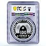 Kazakhstan 100 tenge Faisal Mosque Islamabad PR70 PCGS proof silver coin 2006