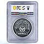 Libya 5 dinars Year of Disabled Persons PR68 PCGS silver piedfort coin 1981