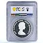 East Caribbean States 50 $ Disabled Persons Year PR66 PCGS Ag piedfort coin 1981