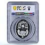 Niue 1 dollar Imperial Pansy Faberge Egg Art PR70 PCGS silver coin 2020