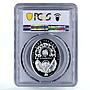 Niue 1 dollar Blue Tsarevich Faberge Egg Angels Art PR70 PCGS silver coin 2020