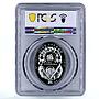 Niue 1 dollar Imperial Red Cross Faberge Egg Saints Art PR70 PCGS Ag coin 2020