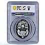 Niue 1 dollar Valley Lillies Faberge Egg Flowers Art PR70 PCGS silver coin 2020