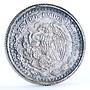 Mexico set of 5 coins Libertad Angel of Independence Freedom silver coins 1993