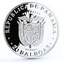 Panama 20 balboas Conquistador Vasco Nunez de Balboa proof silver coin 1982