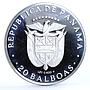 Panama 20 balboas Conquistador Vasco Nunez de Balboa proof silver coin 1982
