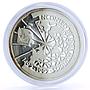 Brazil 500 cruzeiros Encounter of Two Worlds Ship Clipper proof silver coin 1991