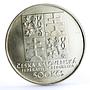 Czechoslovakia 500 korun Centennial of Czech Tennis Sports silver coin 1993