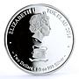Tokelau 2 dollars Year of the Monkey Bamboo Forest colored silver coin 2016