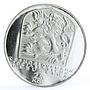 Czechoslovakia 25 korun 25th Anniversary of Slovak Uprising silver coin 1969