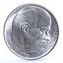Czechoslovakia 50 korun Revolutionary Politics Vladimir Lenin silver coin 1970