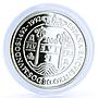 Spain 2000 pesetas Encounter of Two Worlds Juan Carlos I proof silver coin 1991