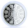 Spain 2000 pesetas Encounter of Two Worlds Juan Carlos I proof silver coin 1991