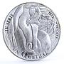 Guatemala 1 quetzal Ibero American Man Horse Animals Fauna silver coin 2000