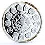 Mexico 100 pesos Ibero America Encounter of Two Worlds Ships silver coin 1991